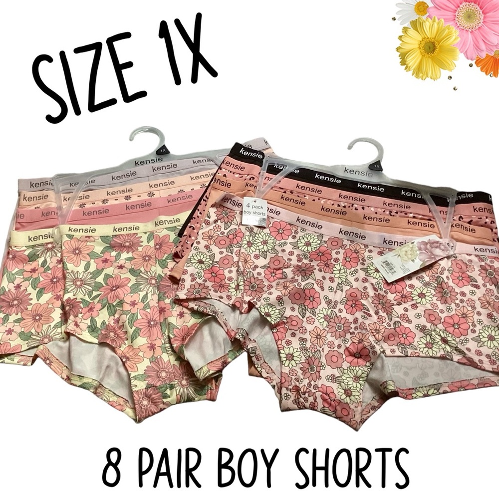 - 🌸Size 1X Kensie Boy Shorts Panties